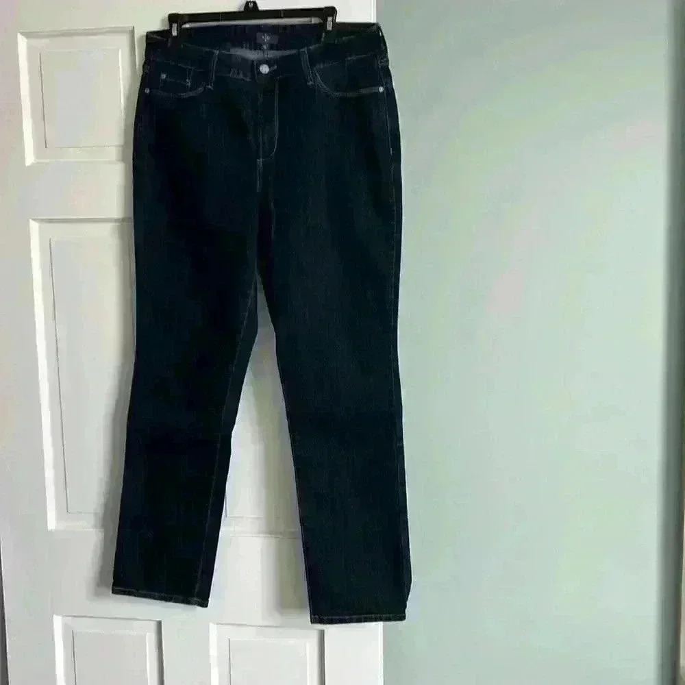 NYDJ blue jeans size 14 skinny cut